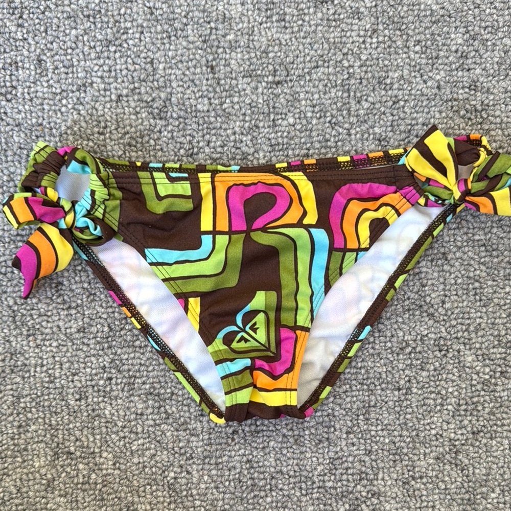 Colorful Roxy women’s size small bikini Bottoms